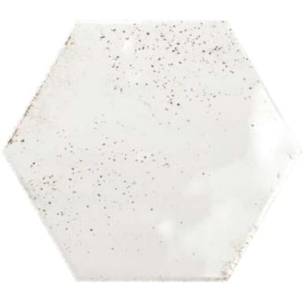 ribesalbes hope white hex płytka ścienna 15x17.3 płytki ribesalbes heksagonalne na ścianę błyszczące