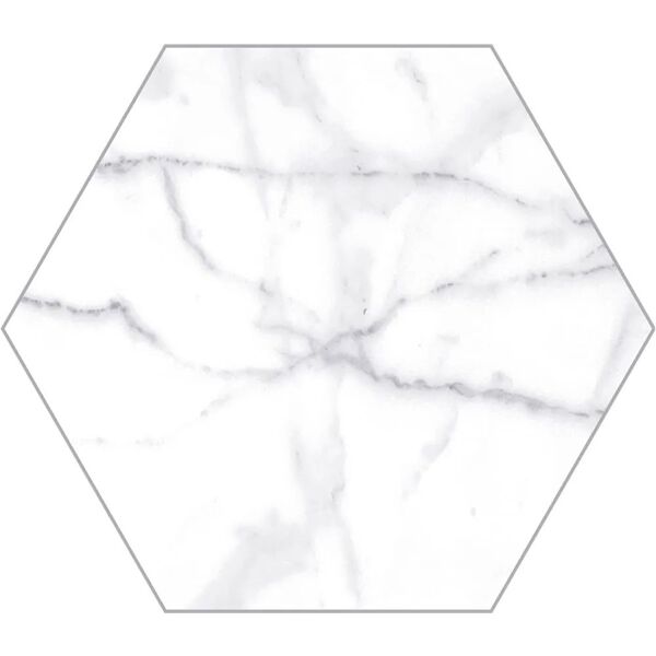 ribesalbes shaped marble hex carrara gloss płytka ścienna 15x17.3 płytki glazura imitujące marmur heksagonalne do łazienki