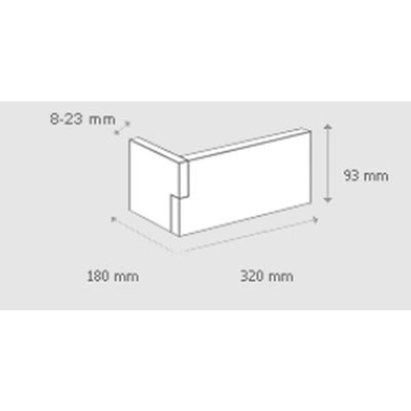 stegu madera 2 narożnik dekoracyjny 9.3x32x18 