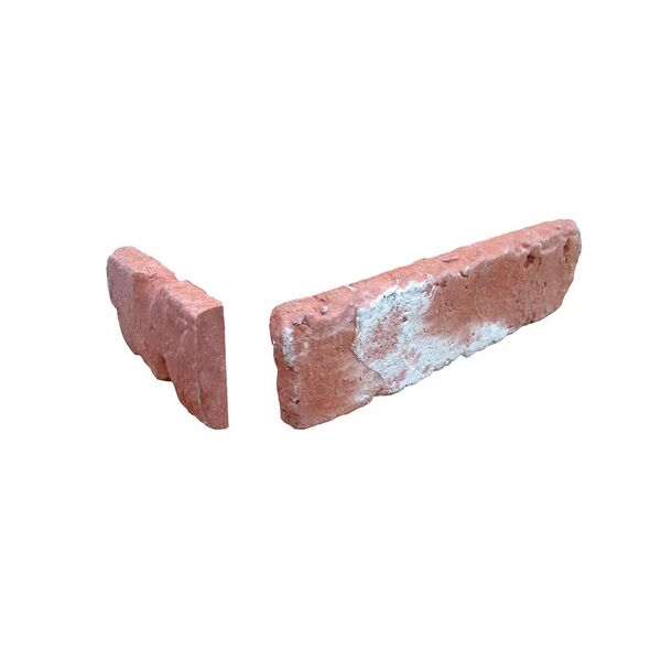 Retro Brick Smoke Narożnik dekoracyjny 12x24x6,4 o fakturze chropowatej przypominającej cegłę
