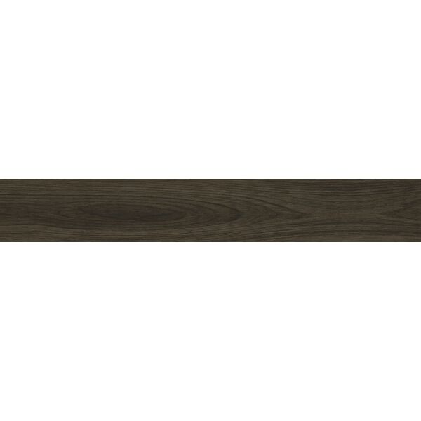 Tubądzin Korzilius Walnut Wood Brown STR gres rektyfikowany 19x119.8 - gres antypoślizgowy drewnopodobny do salonu