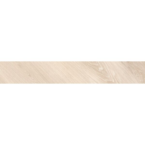 Tubądzin Korzilius Slant Wood Ivory A STR gres rektyfikowany 19x119.8x0.8 - gres drewnopodobny antypoślizgowy r10