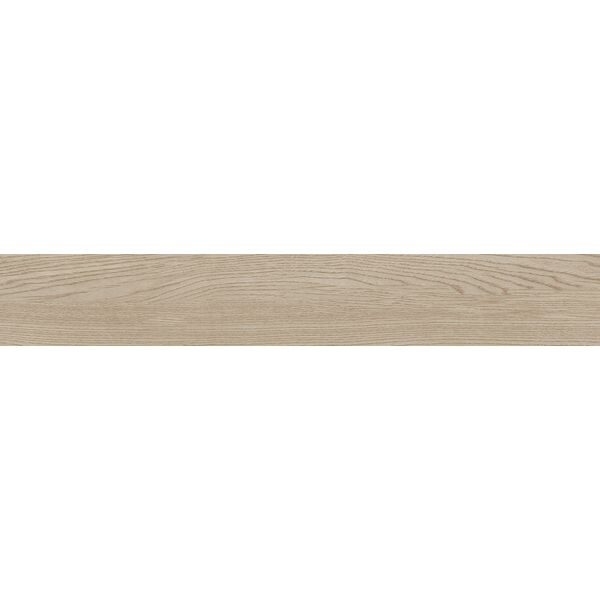 Tubądzin Korzilius ASH Wood Beige STR gres rektyfikowany 19x119.8 - gres drewnopodobny do salonu i przedpokoju