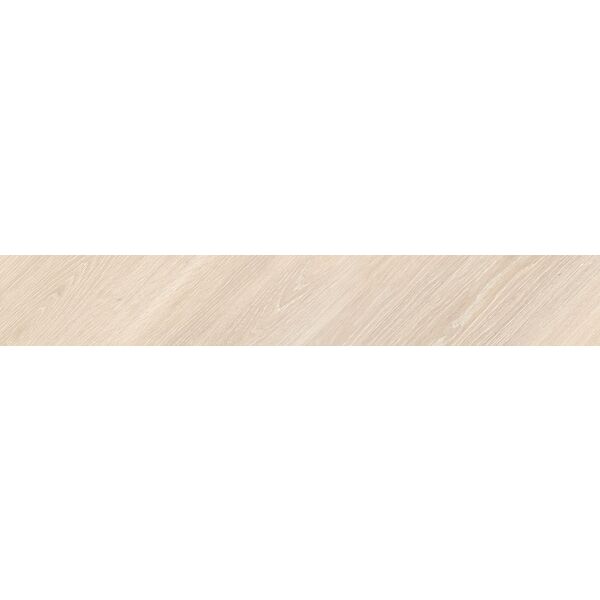 Tubądzin Korzilius Slant Wood Ivory B STR gres rektyfikowany 19x119.8x0.8 - gres imitujący drewno antypoślizgowy