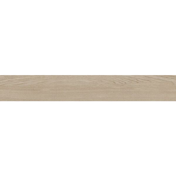 Tubądzin Korzilius ASH Wood Beige STR gres rektyfikowany 23x149.8 - matowy gres do salonu imitujący drewno