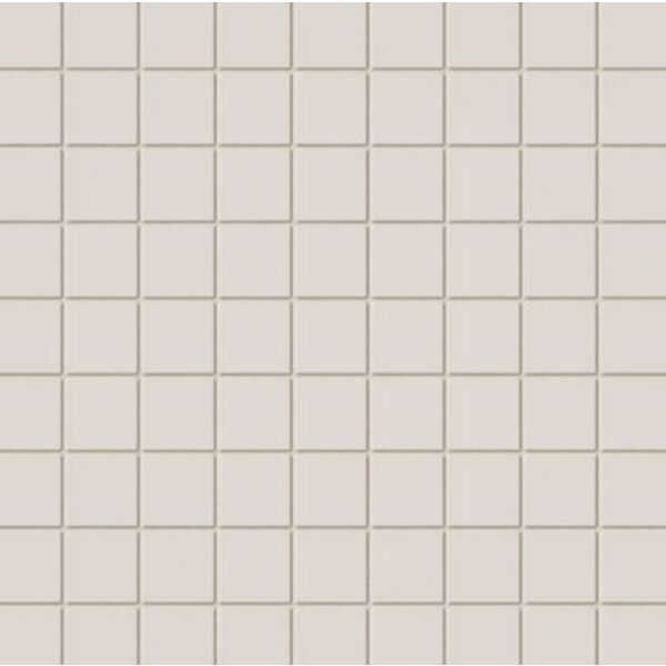 zdjęcie tubądzin pastel mozaika ścienna kwadratowa jasny szary mat 30.1x30.1 