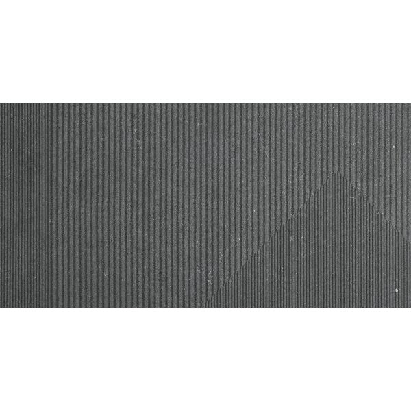 Tubądzin Modular Glitch Graphite 3 STR gres rektyfikowany 59.8x119.8 - gres na zewnątrz
