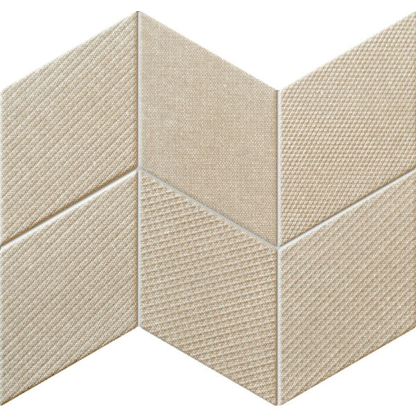 tubądzin house of tones beige mozaika 22.8x29.8 płytki tubądzin rektyfikowane strukturalne o grubości od 8 do 10 mm