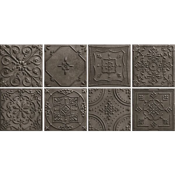 zdjęcie tubądzin tinta platinum dekor 14.8x14.8x1.28 