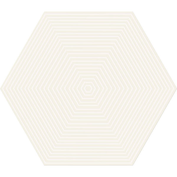 zdjęcie tubądzin cielo e terra bianco geometry 1 mat dekor 19.2x22.1x0.6 