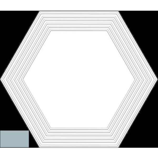 zdjęcie tubądzin cielo e terra blu geometry 2 mat dekor 19.2x22.1x0.6 