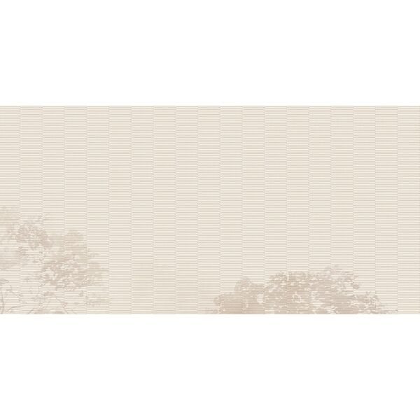 Tubądzin Tropical Forest Left E dekor Gresowy 59.8x119.8x0.8 - matowa płytka dekoracyjna do salonu