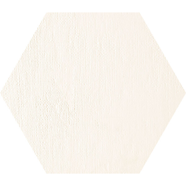 tubądzin mild garden white hex dekor 19.2x22.1 heksagonalna glazura do kuchni