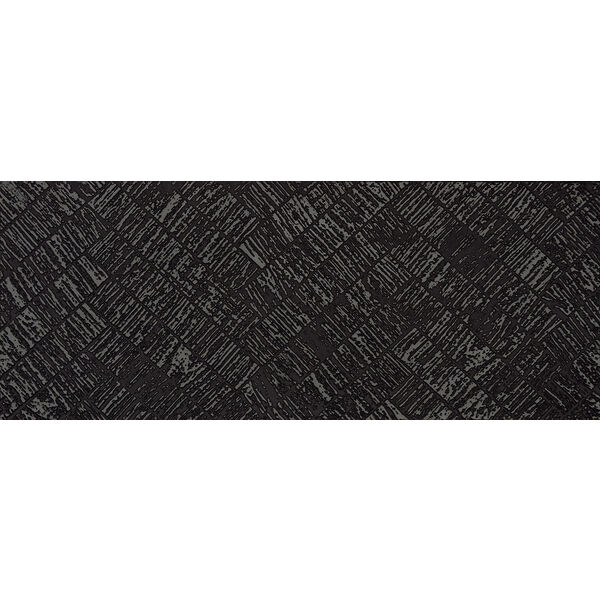 tubądzin modern basalt black dekor 29.8x74.8 płytki prostokątne czarne lappato geometryczne o grubości od 8 do 10 mm