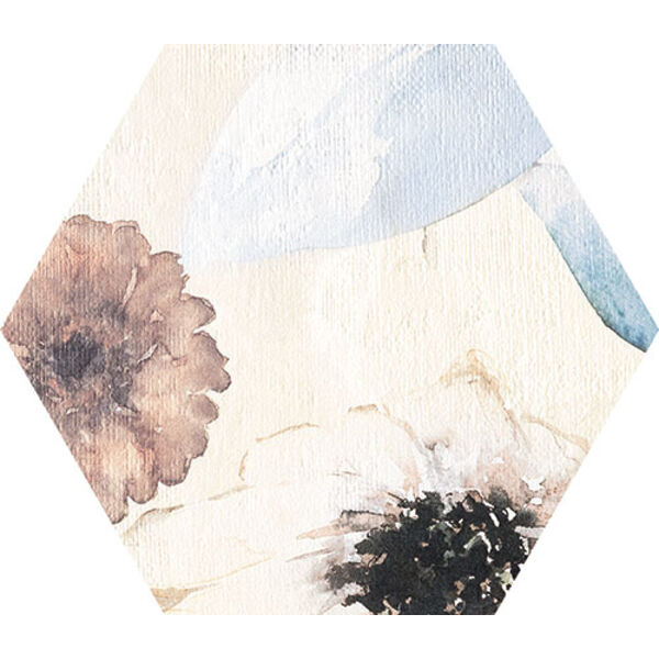 zdjęcie tubądzin mild garden hex dekor 19.2x22.1 