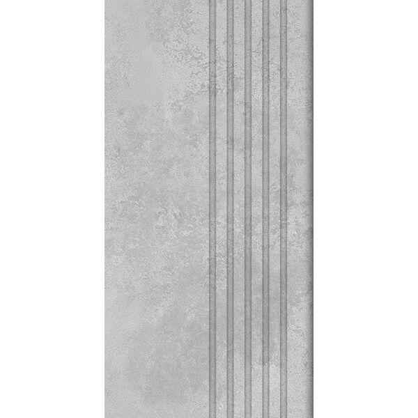 zdjęcie tubądzin torano grey mat stopnica rektyfikowana 29.6x59.8x0.8 