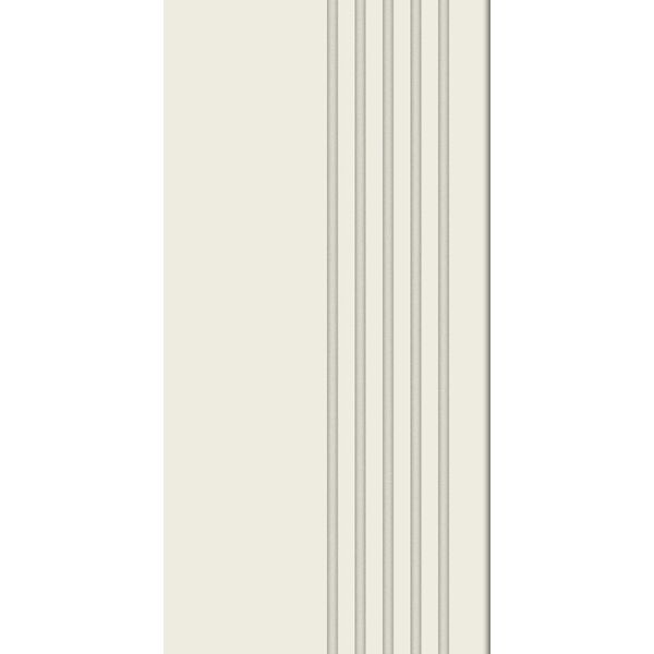 zdjęcie tubądzin cielo e terra bianco mat stopnica rektyfikowana 29.6x59.8