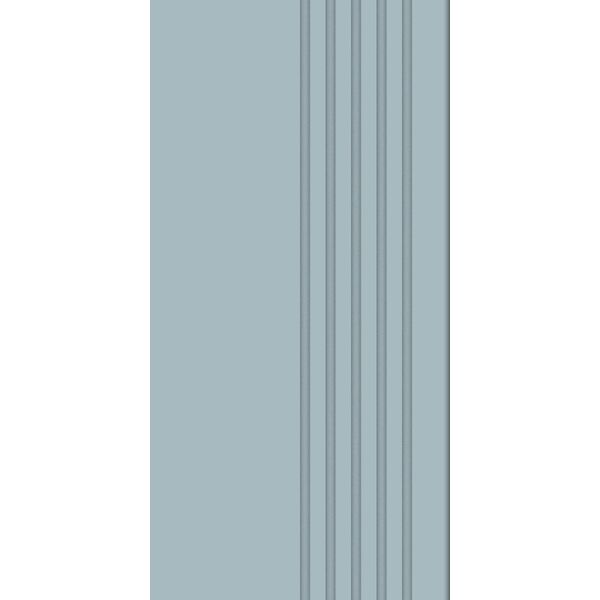 zdjęcie tubądzin cielo e terra blu mat stopnica rektyfikowana 29.6x59.8