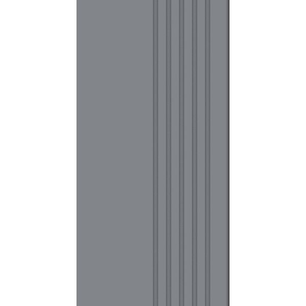 zdjęcie tubądzin cielo e terra grafite mat stopnica rektyfikowana 29.6x59.8 