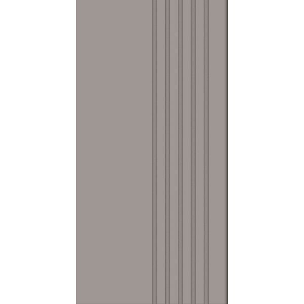 zdjęcie tubądzin cielo e terra griggio mat stopnica rektyfikowana 29.6x59.8 