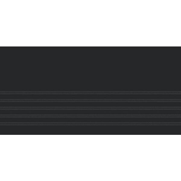 zdjęcie tubądzin cielo e terra nero mat stopnica rektyfikowana 29.6x59.8