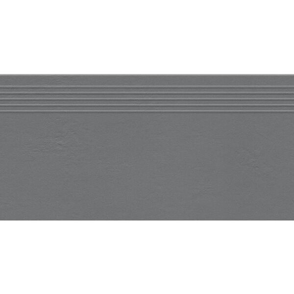 zdjęcie tubądzin industrio graphite stopnica mat rektyfikowana 29.6x59.8x0.8 