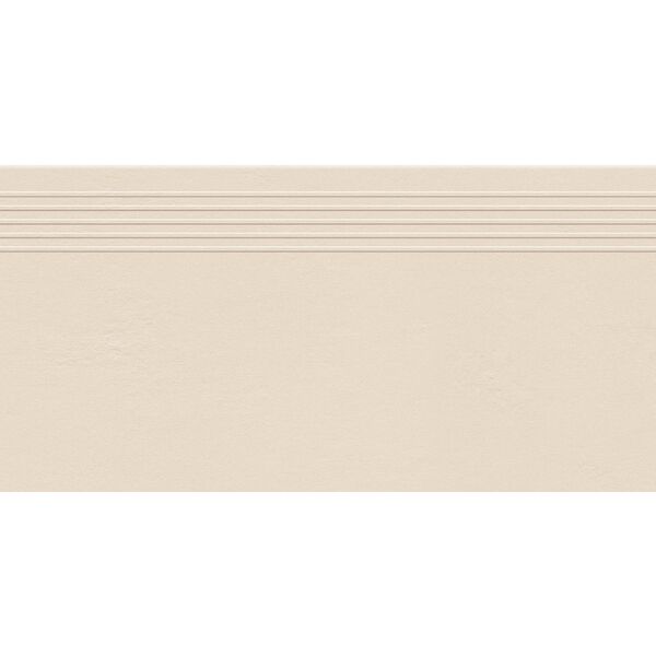 zdjęcie tubądzin industrio ivory stopnica mat rektyfikowana 29.6x59.8x1 