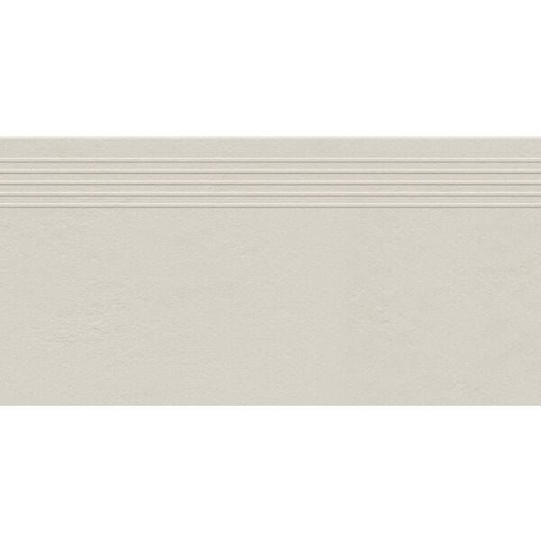 zdjęcie tubądzin industrio light grey stopnica mat rektyfikowana 29.6x59.8x0.8 