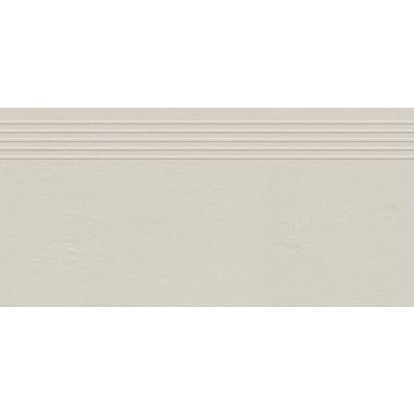 zdjęcie tubądzin industrio light grey stopnica mat rektyfikowana 29.6x59.8x1 