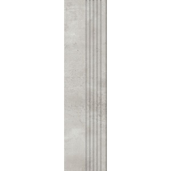 zdjęcie tubądzin epoxy grey stopnica mat 29.6x119.8x0.8 