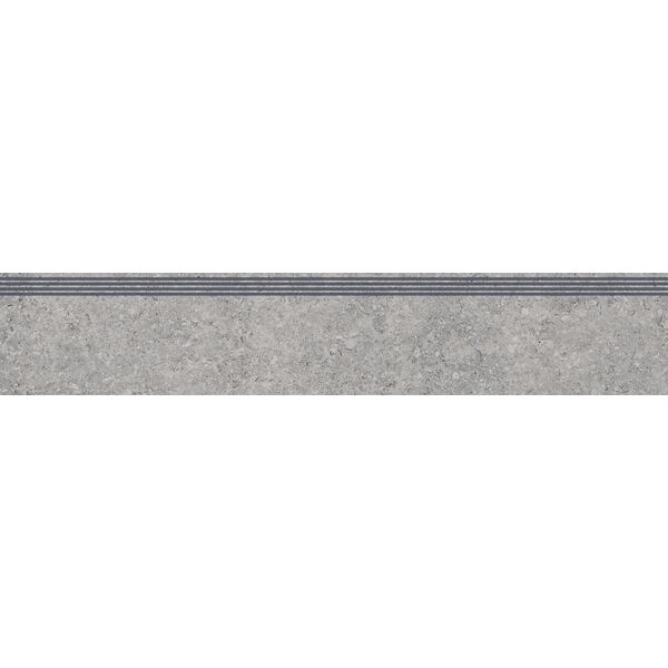 tubądzin care zimba light grey str stopnica rektyfikowana 29.8x159.8x0.8 