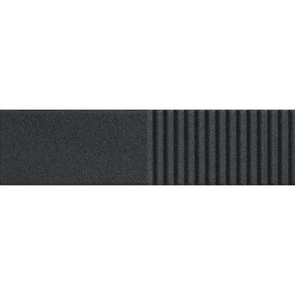 Tubądzin Groove Graphite Sugar 2 STR płytka ścienna 7.8x29.8