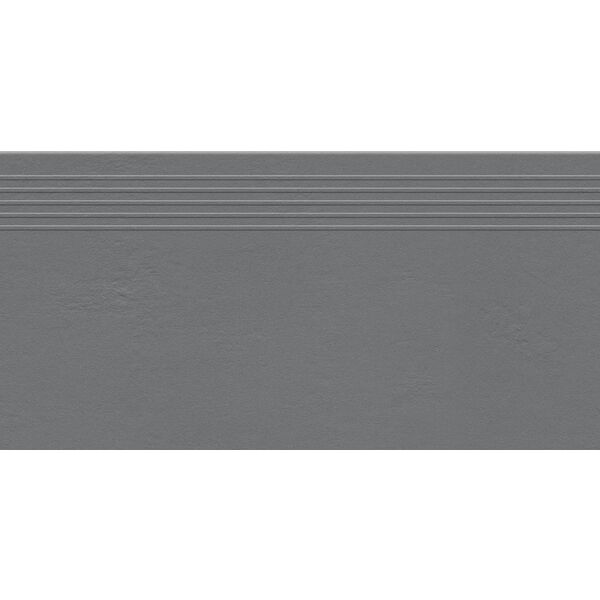 tubądzin industrio graphite stopnica mat rektyfikowana 29.6x59.8x0.8 płytki tubądzin 30x60 rektyfikowane strukturalne mrozoodporne o grubości 6 do 8 mm