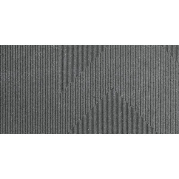 Tubądzin Modular Glitch Graphite 1 STR gres rektyfikowany 59.8x119.8 - gres na zewnątrz