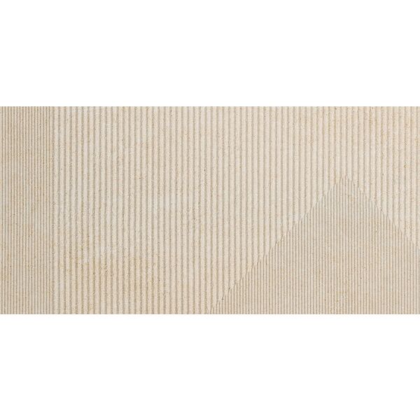 Tubądzin Modular Glitch Ivory 3 STR gres rektyfikowany 59.8x119.8 - gres na zewnątrz