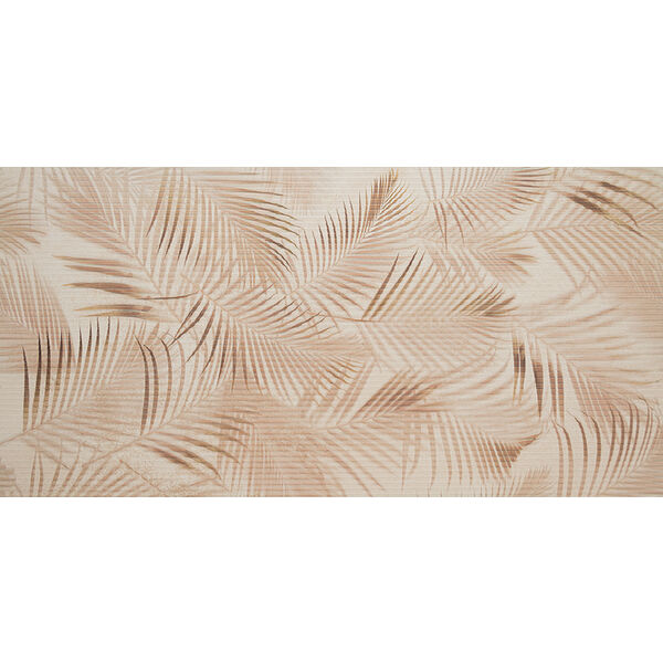 zdjęcie tubądzin torano leaves beige dekor ścienny 59.8x119.8x0.8