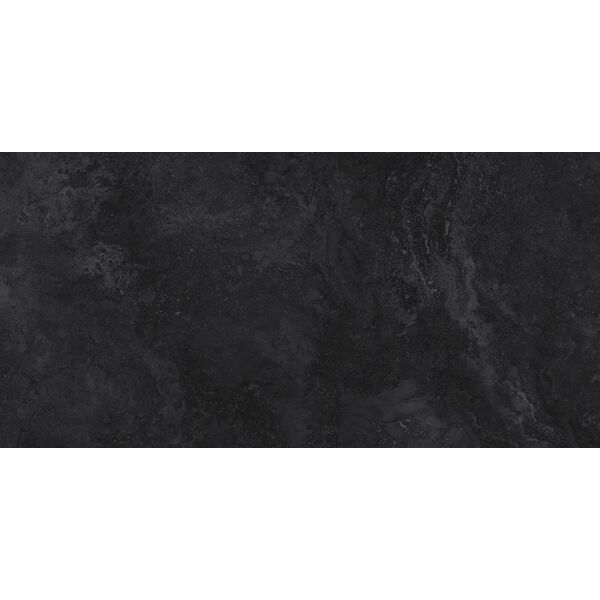 Tubądzin Roccia Lunare Graphite STR gres 59.8x119.8 - wielkoformatowy gres do łazienki i kuchni