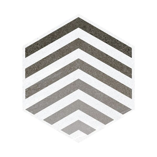 zdjęcie vives lacroix gris hexagono gres 23x26.6 
