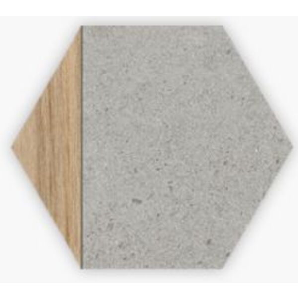 vives ligard gris hexagono gres 23x26.6 