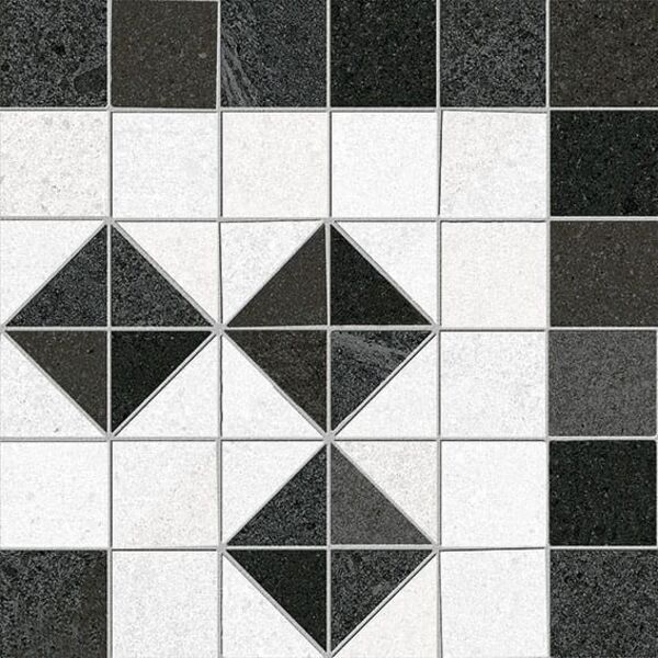 zdjęcie vives iena-r 3 grafito dekor rektyfikowany 20x20 