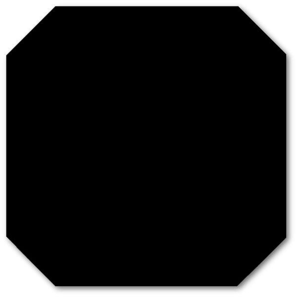 zdjęcie vives negro octogono płytka podłogowa 31.6x31.6 