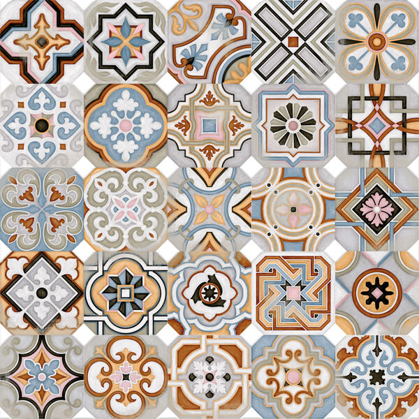 zdjęcie vives musichalls multicolor octogono gres 20x20