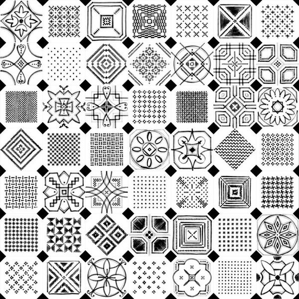zdjęcie vives variette sombra octogono gres 20x20
