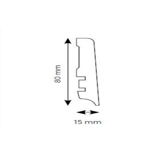 weninger dąb navarro l727 listwa przypodłogowa 240x8x1.4 