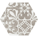 Kielce HEXATILE CEMENT GARDEN GREY GRES 17.5X20 (22099)
