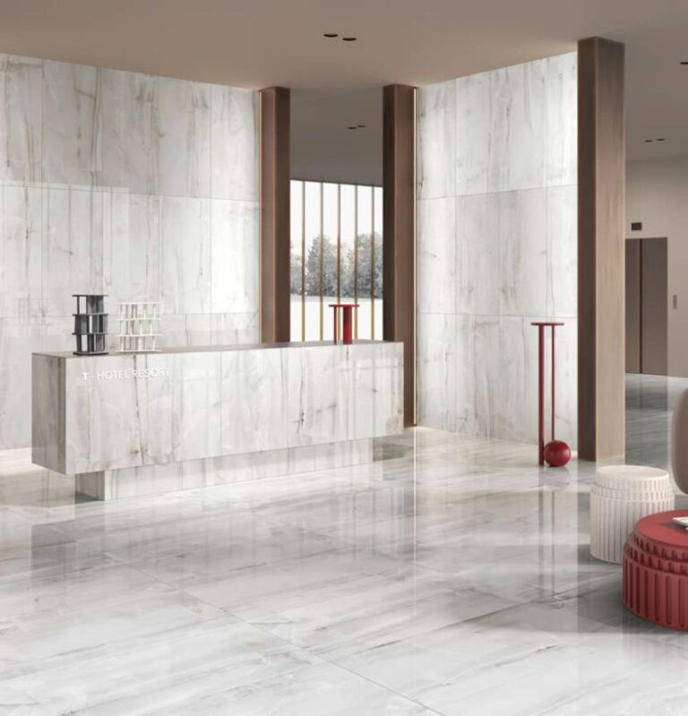 cotto tuscania white marble